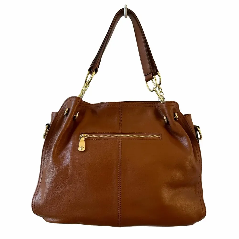 Jose Hess Danbury Mint Limited Edition Signature Brown Leather Hobo Bag - Picture 6 of 15
